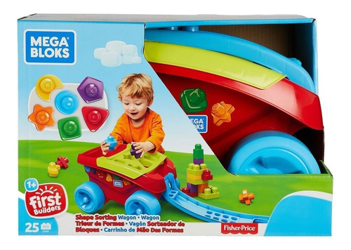 Mega Bloks Carro Traga Bloque 25 Pcs