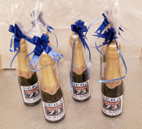 Botella De Champagne, Souvenirs Personalizados  Bodas Aniver