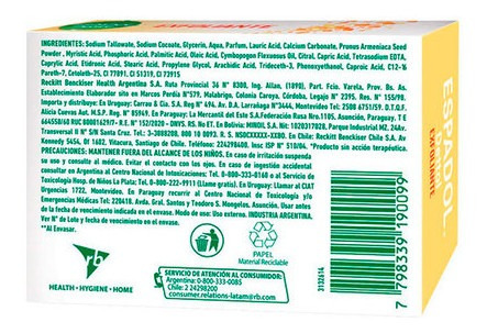 Imagen 2 de 5 de Pack Jabon En Barra Espadol Exfoliante 12 Un X 80 Gr