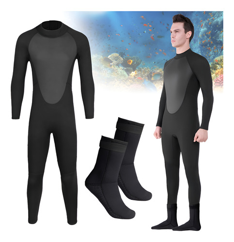 Traje De Neopreno De 1.5mm Con Wetsuit Calcetines De Buceo