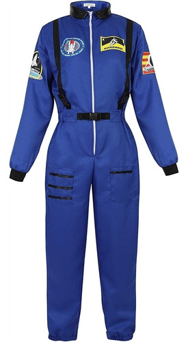 Disfraces De Traje De Astronauta Para Adulto Azul Talla Xl