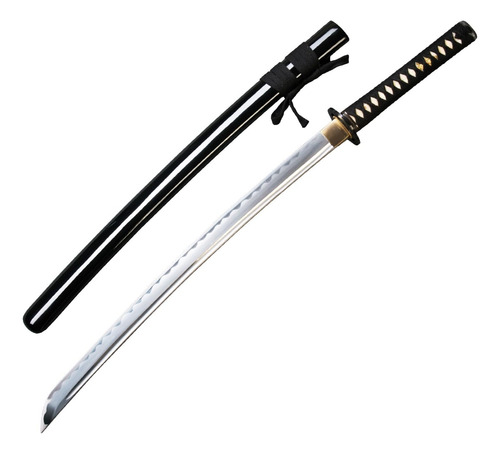 Katana De Práctica Sin Filo Iaito Real Piel De Raya Y Acero