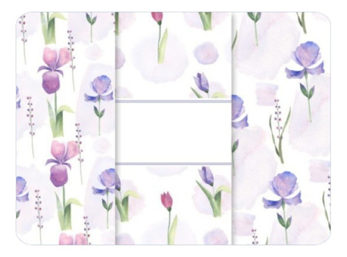 Papeles Digitales Flores Iris Azules 24215362