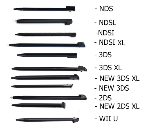 2 Canetas Stylus Nintendo Dsi Ndsi Xl. Todos Os Modelos. 