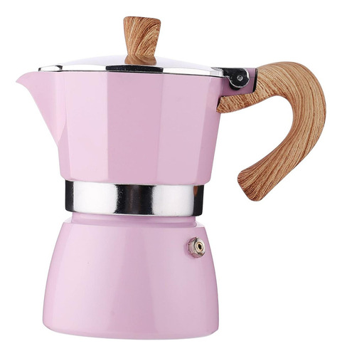 Aleación De Aluminio Espresso Maker Moda 150ml Rosado 150ml