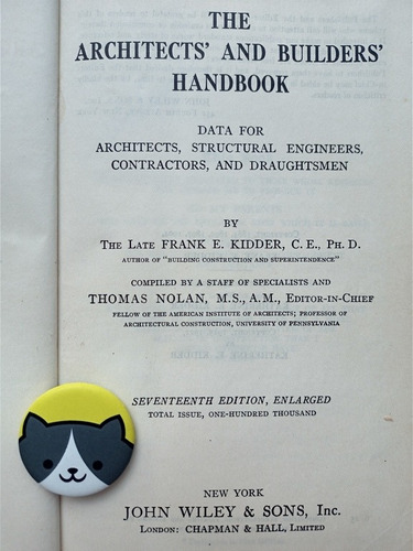 Libro Manual Para Arquitectos Y Constructores Kidder 119i1