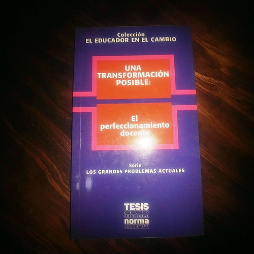 Una Transformacion Posible: El Perfeccionamiento Docente