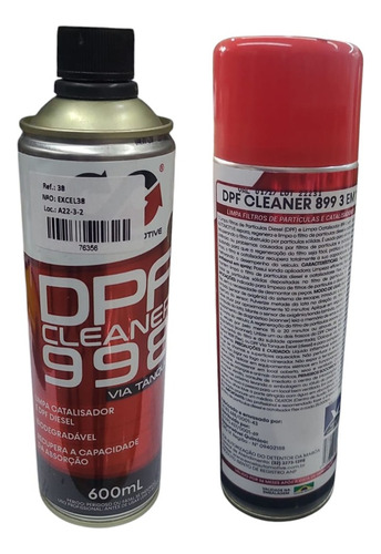 Kit Limpa Catalisador Dpf 3em1 Excel Dpf Cleaner Via Tanque