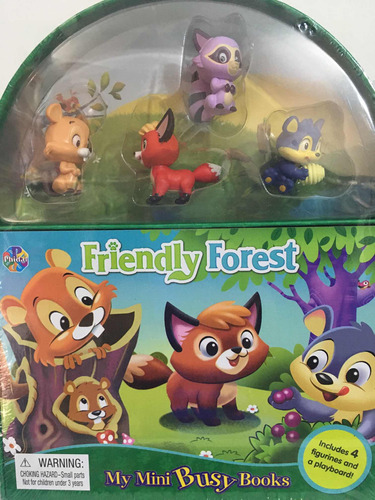 Figuras Friendly Forest 4 Figuras Pídal My Mini Busy Books
