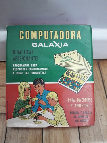 Juego De Mesa Computadora Galaxia Preg. Y Respuestas Vintage