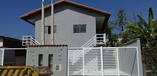 Imagem 1 de 13 de Casas Novas Sobrepostas De 2 Dorms No Jd. Umuarama Em Itanhaém - 1702