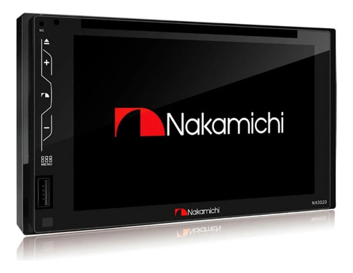 Autoestereo 6.2 PLG Nakamichi Na3020 Mirrorlink Usb Dvd Usb Color Negro