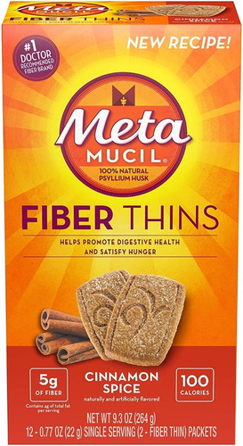 Metamucil Fiber Thins - 12 Packet - Unidad a $16081