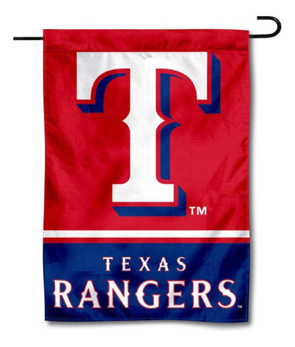 Texas Rangers Double Sided Garden Flag