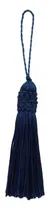 Comprar Conjunto 10 Color Azul Marino Corona Head Chainette Tassel 3