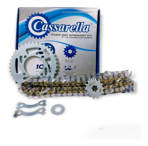 Kit Arrastre Rx 115 Relacion 14-39 Paso 428 Cassarella 