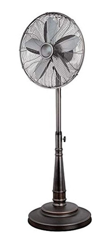 Optimus F-6218 Oscilante Stand Fan, Bronze