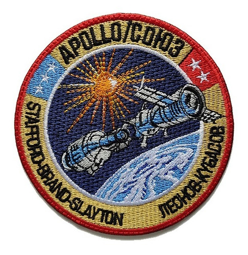 Parche Bordado Programa Misión Apollo Coio 3 Soyuz Slayton