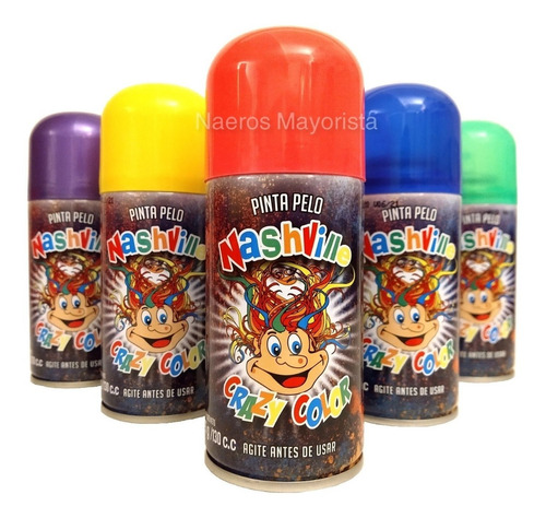 Pintapelos Cotillon X96 Pintura Nashville Colores Aerosol