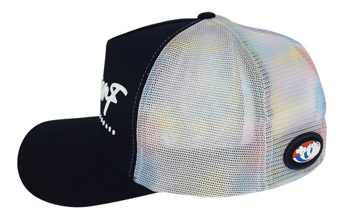 Imagem 7 de 8 de Boné Trucker Tie Dye Aba Curva Tribo Surf Ubatuba