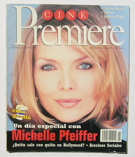 Michelle Pfeiffer Cine Premiere No. 32 Revista Mexicana 1997