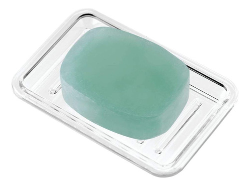 Interdesign Royal Rectangular Soap Dish, Clear