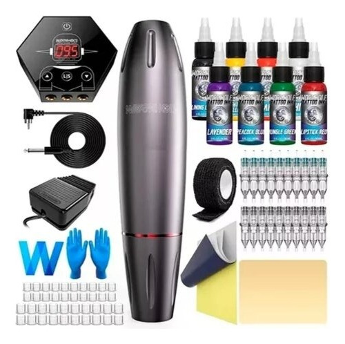 Kit De Tatuaje Pen Profesional + Accesorios