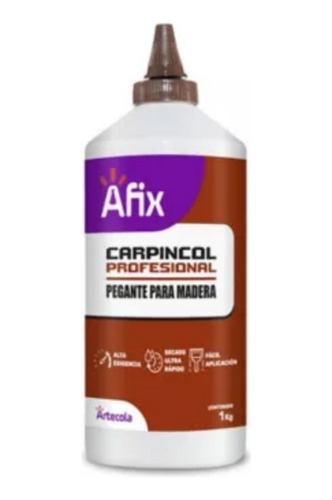 Pegante Tipo Colbón Para Madera Afix Carpincol Mr60 X 1 Kg