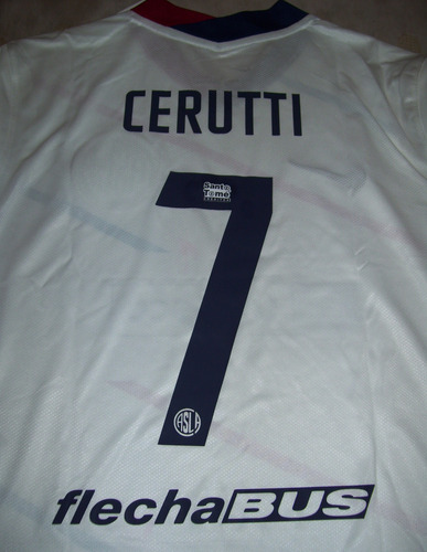 San Lorenzo Nike Alterna 2022 Sponsor Unesco #7 Cerutti (Usado)