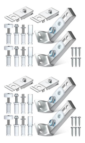 Kit De Reparación De Herrajes Para Puertas Plegables, 4 Piez