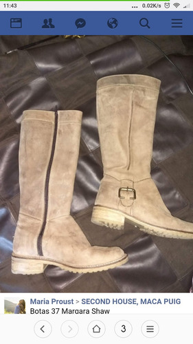 Botas Margara Shaw 37 Impecables