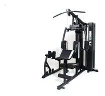 Comprar Estação De Musculação Evolution Fitness Ft 13000 Estrutura Preto Estofamento Preto