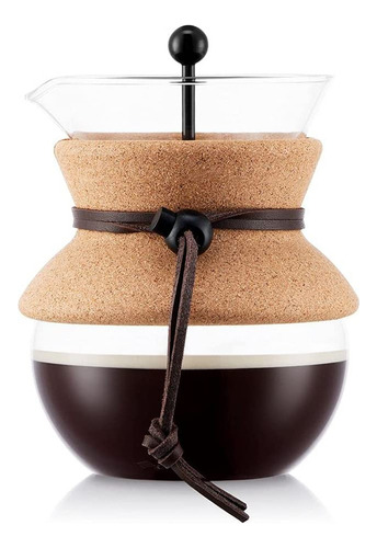 Bodum Pour Over Coffee Maker, 17 Ounce, .5 Liter, Cork Ba...