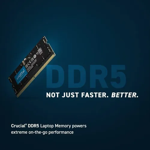 Memória Ram 16gb Ddr5-4800 Crucial Ct16g48c40s5 P/ Notebook