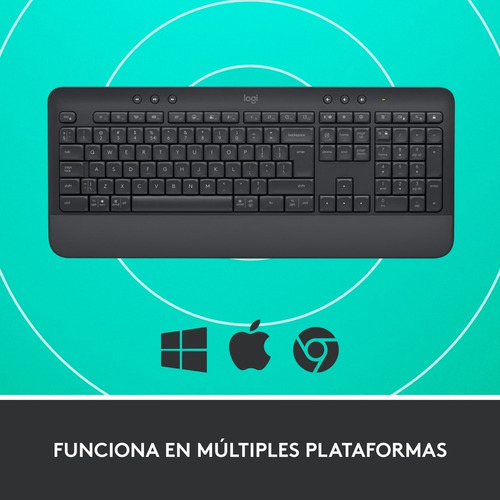 Logitech Signature K650, Teclado Confortable Bluetooth/bolt