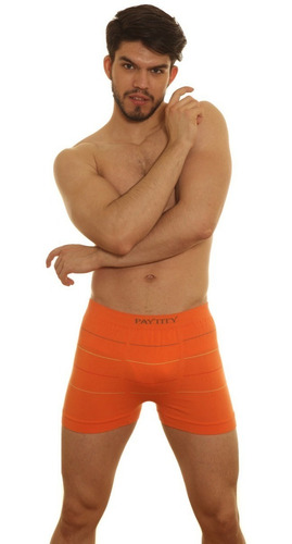 Imagen 3 de 7 de Boxer Algodon Con Lycra Sin Costura Paytity Pack X3