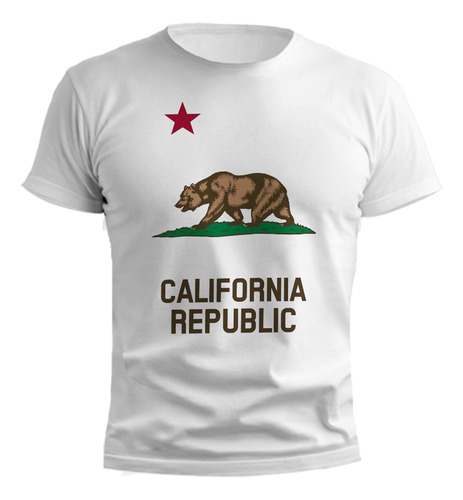 Remera California Republic Diseño