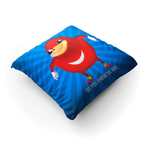 Imagen 2 de 2 de Cojín Uganda Knuckles 45x45cm Vudú Love