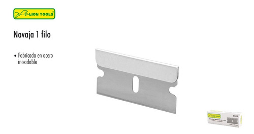 Navajas De Un Filo Uso General 100 Piezas Lion Tools