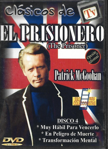 Dvd - El Prisionero - Clasico De Tv Disco 4 - 3 Episodios