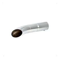 Comprar Puntera Terminal Cola Escape Cromada Curva Larga 3'' X 380mm
