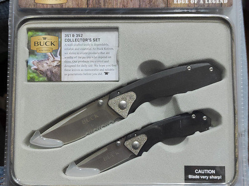 Cuchillos Buck Knives Collector's Set 351 352