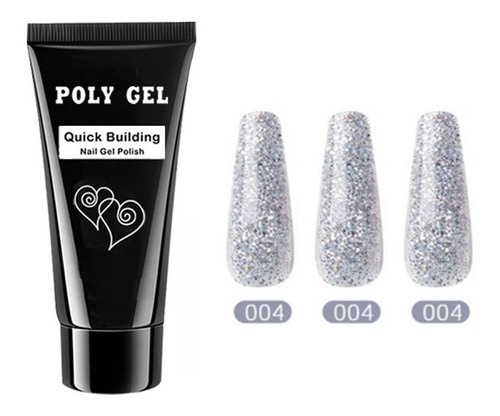 Polygel Glitter Nail Para Decoración De Uñas 15ml 1 Pieza