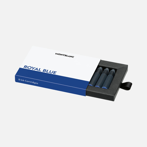 Cartucho Montblanc Tinta Cor Azul Royal Blue Caixa C/ 8 Un