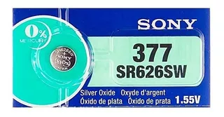 5 Pila 626 Boton Relot Sony Sr626sw 377 Oxido De Plata 1.55v