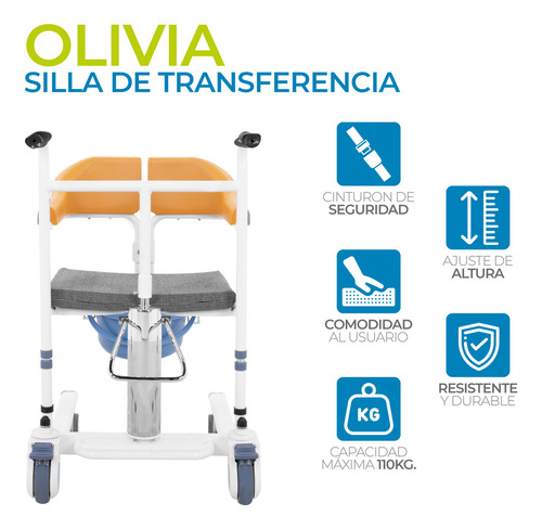 Silla Hidráulica Ducha Elevador Paciente Onof