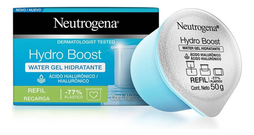 Recarga Crema Facial Water Gel Hydro Boost 50g Neutrogena