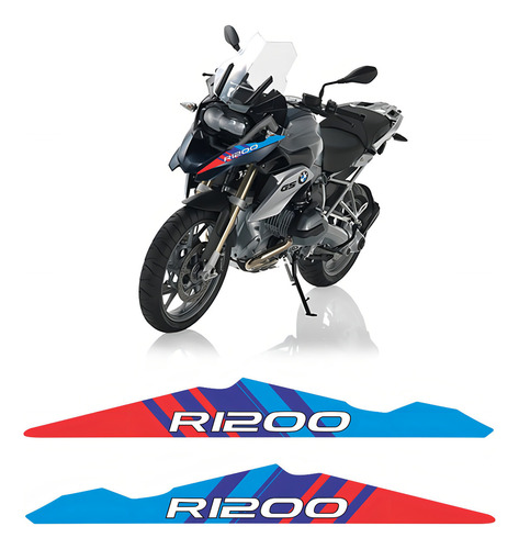 Kit Adesivos Compatível Com Bmw R1200 Gs Adventure R1200gs48 Cor ADESIVO EMBLEMA GRÁFICO R 1200GS
