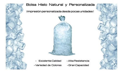Bolsa Hielo 50 Kg Personalizada