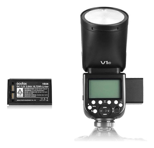 Flash Godox V1-p Speedlight Ttl de cabeza redonda Pentax P-ttl